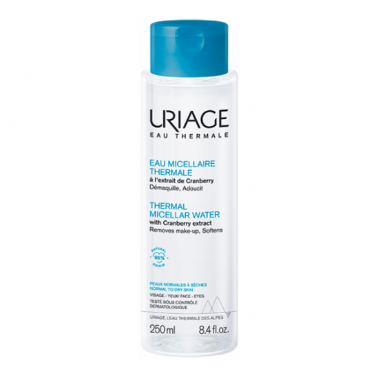 Uriage eau micellaire thermale peaux normales à sèches 250ml