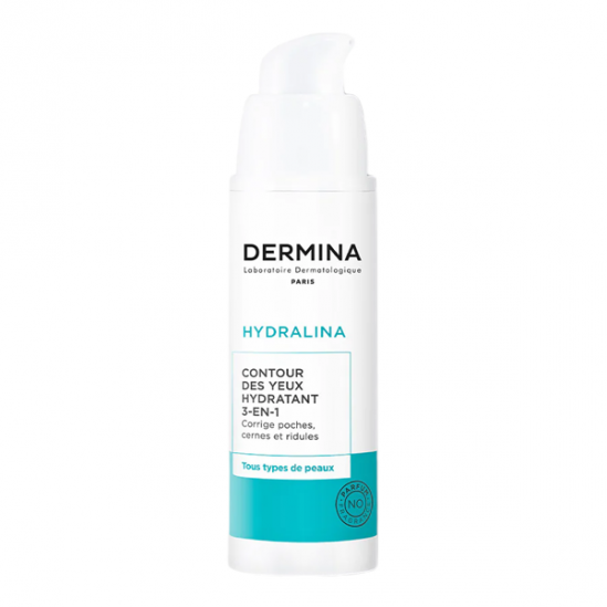 Dermina Hydralina contour des yeux hydratant 3 en 1 - 20ml