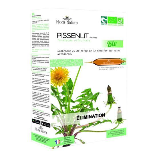Flora Natura pissenlit bio 20 ampoules