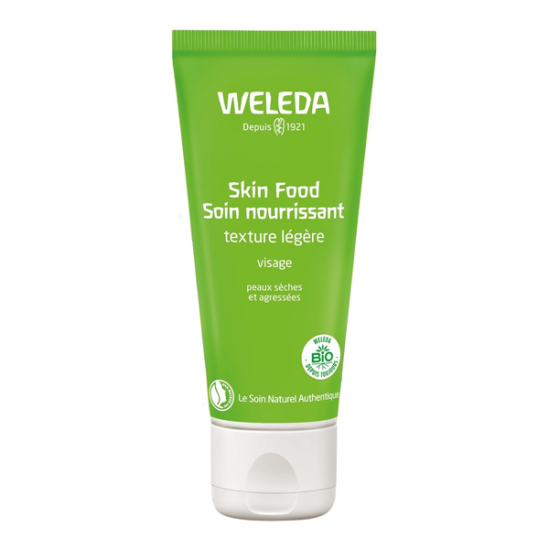 Weleda skin food soin nourrissant bio texture légère 75ml