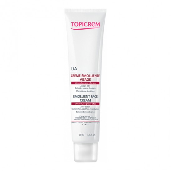 Topicrem DA crème émolliente visage 40ml