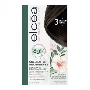 Elcéa coloration experte permanente kit noir bleuté 1.10