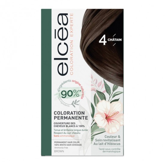 Elcéa coloration experte permanente kit noir bleuté 1.10 Elcéa coloration experte permanente kit noir bleuté 1.10