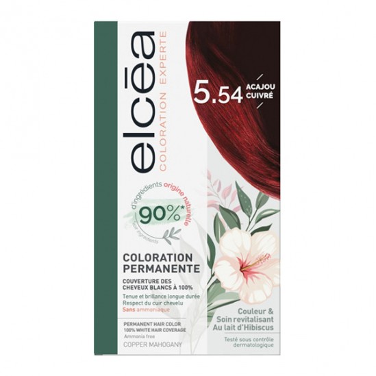 Elcéa coloration experte permanente kit noir bleuté 1.10