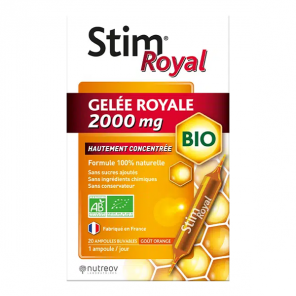 Nutreov stim royal gelée royale 2000mg 20 ampoules