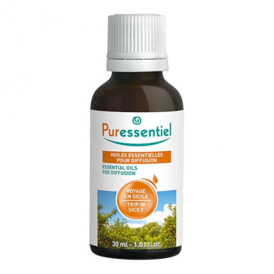 Puressentiel huile essentielle diffuse voyage en sicile 30ml Puressentiel huile essentielle diffuse voyage en sicile 30ml