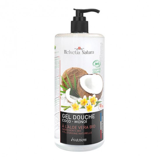 Helvetia Natura Gel douche aloe vera coco monoi 1l