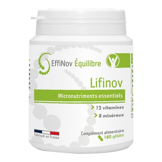 Effinov Lifinov micronutriments essentiels 180 gélules