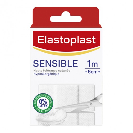Elastoplast Sensible hypoallergénique 1m x 6cm