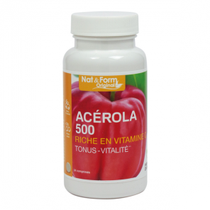 Nat&Form Acérola 500 boîte de 24 comprimés
