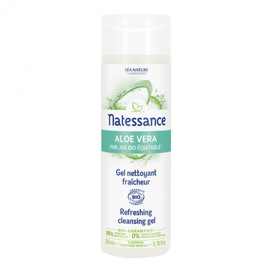 Natessance Aloe vera gel nettoyant fraicheur 200ml