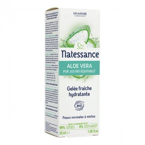 Natessance Aloe vera gelée fraiche hydratante 50ml