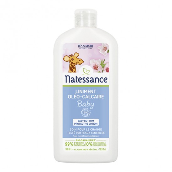 Natessance Bébé liniment oléo-calcaire bio 500ml