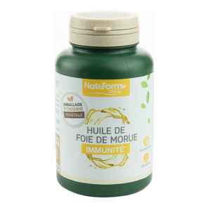 Nat&Form Huile de foie de morue 200 capsules