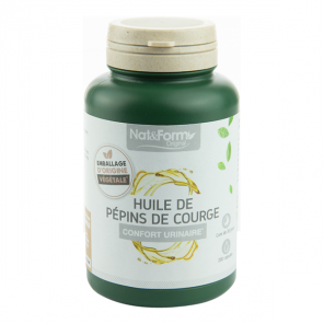 Nat&Form Huile de pépins de courge 200 capsules