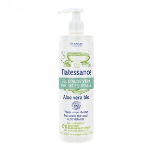 Natessance Gel d'aloe vera pur jus équitable bio 400ml