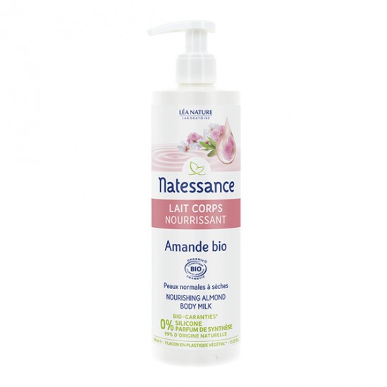 Natessance Lait corps nourrissant amande bio 400ml