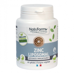 Nat&Form zinc liposomal 60 gélules
