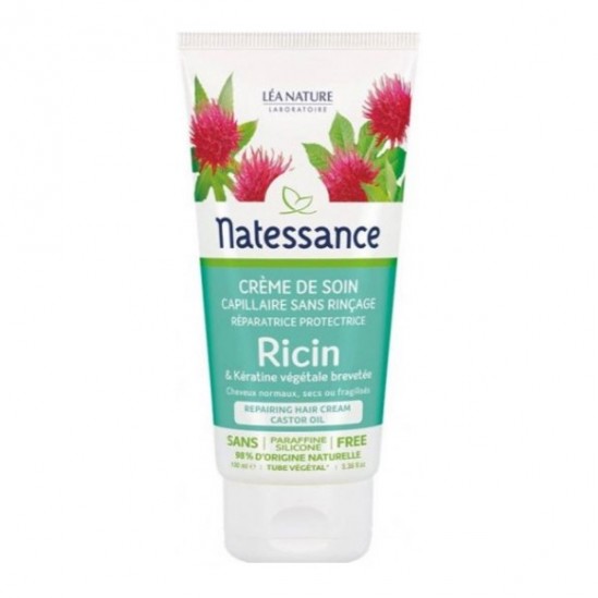 Natessance crème de soin capillaire ricin 100ml