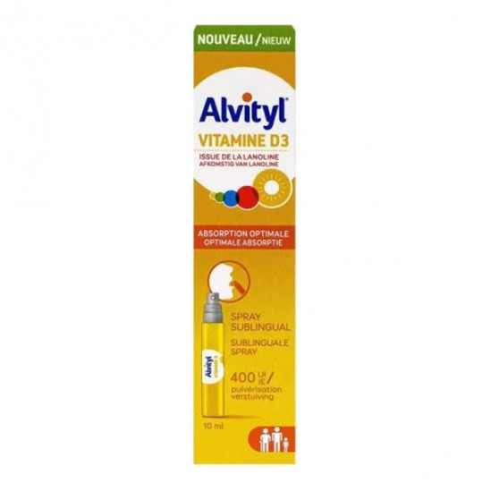 Alvityl Vitamine D3 spray sublingual 10ml