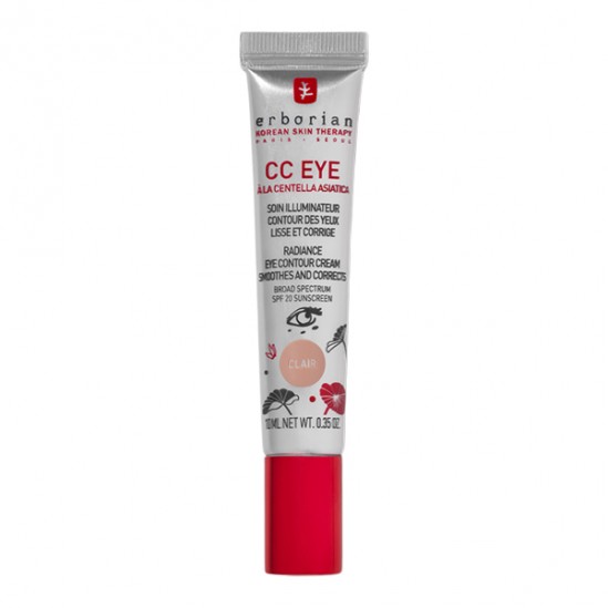 Erborian CC eye crème contour des yeux teinte clair 10ml Erborian CC eye crème contour des yeux teinte clair 10ml