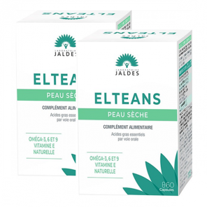 Jaldes Elteans peau sèche lot de 2 x 60 capsules