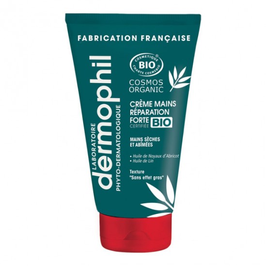 Dermophil crème mains réparation forte bio 75ml