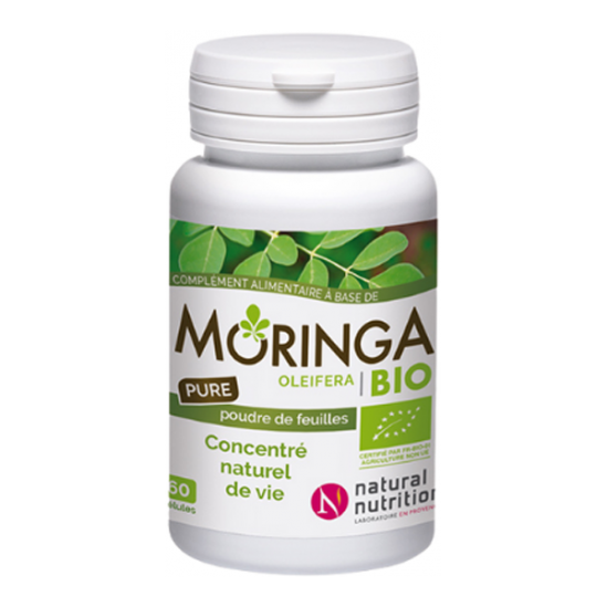 Natural Nutrition Moringa pure bio 60 gélules