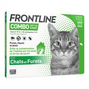 Frontline combo spot-on cat 6 pipetas
