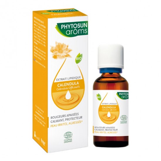 PHYTOSUN AROMS EXTRAIT LIPIDIQUE BIO CALENDULA FL CODIGOUTTE 50ML