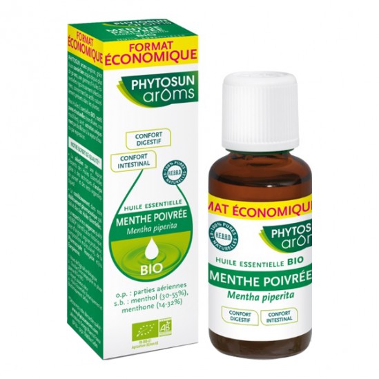 PHYTOSUN AROMS HUILE ESSENTIELLE BIO MENTHE POIVRÉE FL 30ML