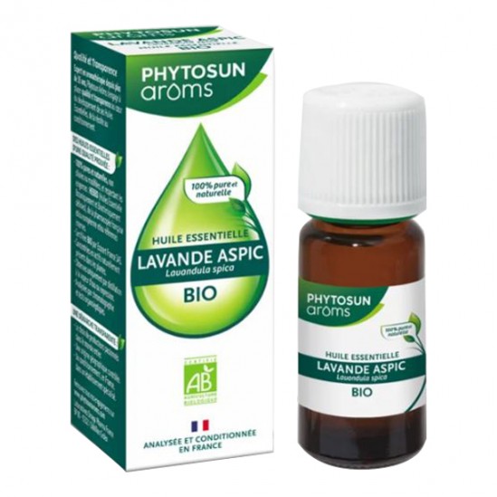 PHYTOSUN AROMS HUILE ESSENTIELLE BIO LAVANDE ASPIC FL 10ML