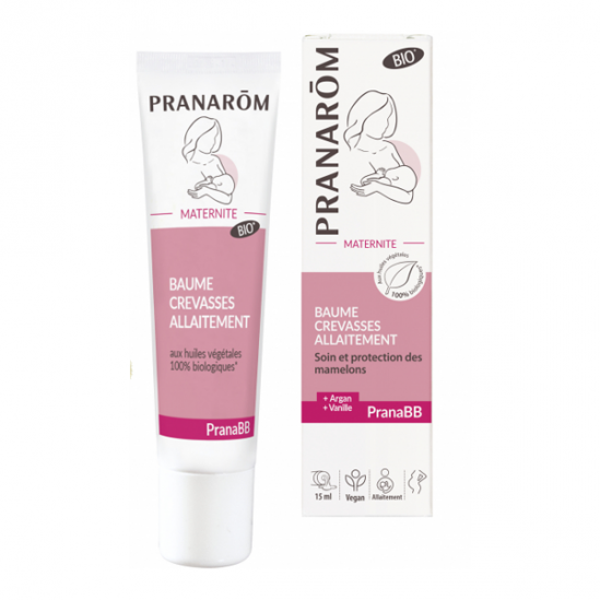 Pranarôm Pranabb baume crevasses allaitement 15ml