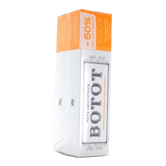 Botot pâte dentifrice anis citrus réglisse lot de 2 x 75ml