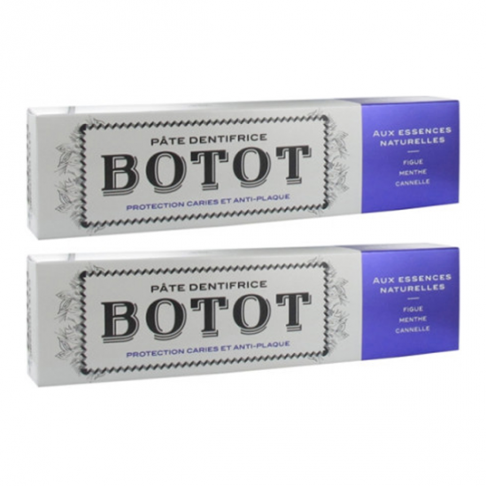 Botot pâte dentifrice figue menthe cannelle lot de 2 x 75ml