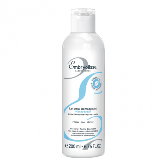 Embryolisse lait doux démaquillant waterproof 200ml