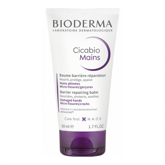 Bioderma cicabio mains baume barrière réparateur 50ml