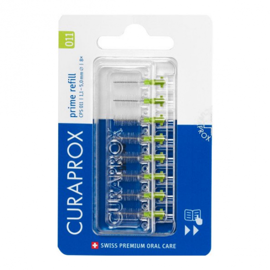 Curaprox CPS 11 Prime brossette interdentaire vert boîte de 8