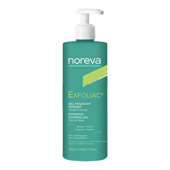 Noreva Exfoliac gel moussant intensif 400ml