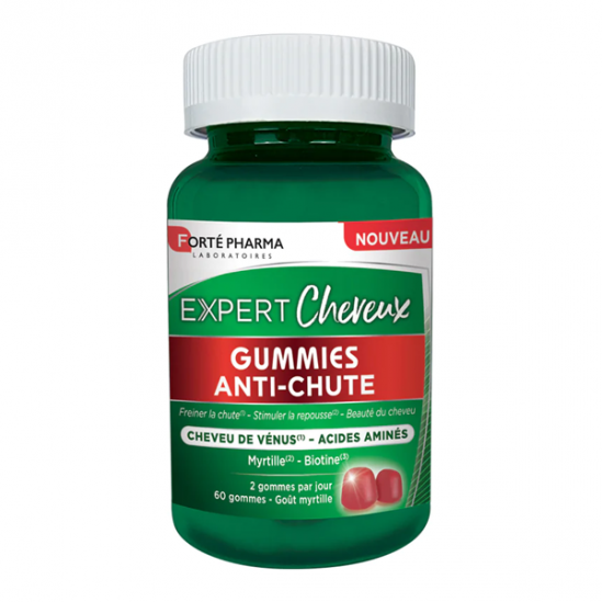 Forté Pharma Expert Cheveux gummies anti-chute 60 gommes