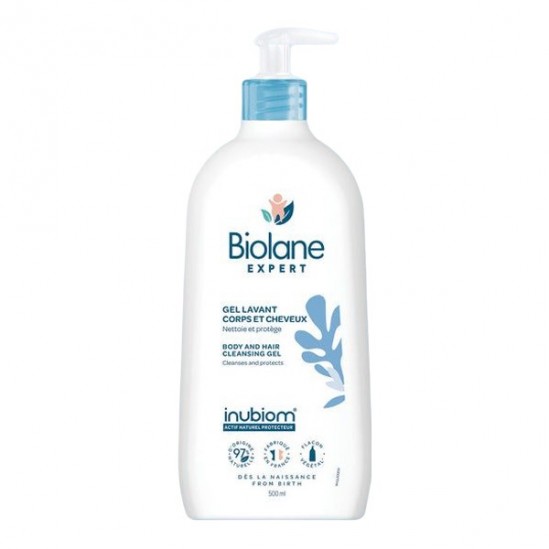 Biolane expert gel lavant corps & cheveux au parfum 500ml