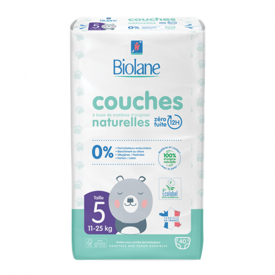 Biolane couche écologiques taille 5 - 11 à 25kg