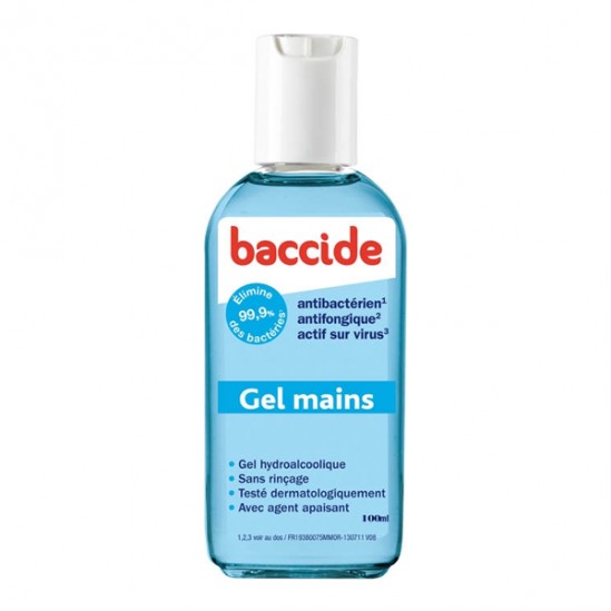 Baccide gel hydro alcoolique mains 100ml