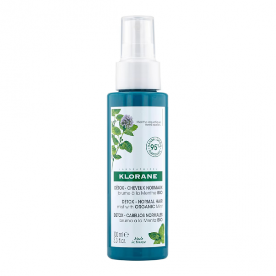 Klorane brume purifiante à la menthe Aquatique bio 100ml