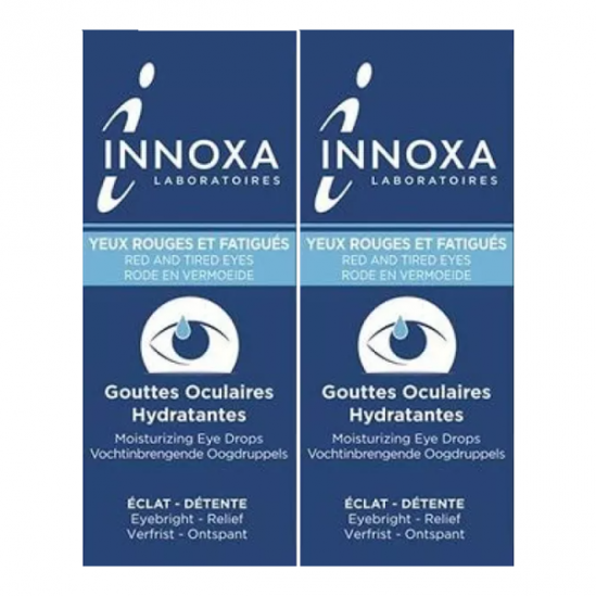 Innoxa gouttes oculaires hydratantes formule bleue lot de 2 x 10ml Innoxa gouttes oculaires hydratantes formule bleue lot de 2 x 10ml
