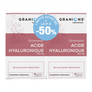 Granions Acide Hyaluronique lot de 2 x 60 gélules