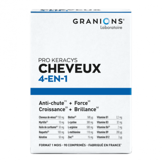 Granions Pro Keracys cheveux 4-en-1 lot de 3 x 90 comprimés