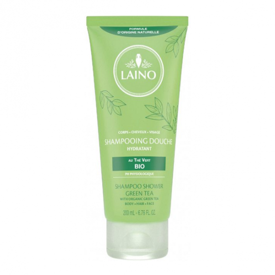 Laino gel douche 3 en 1 thé vert bio 200ml