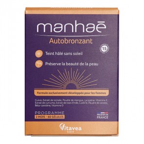Vitavea Manhaé Autobronzant 60 gélules