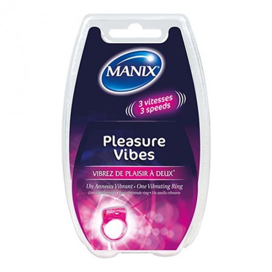 Manix Pleasure Vibes anneau vibrant 3 vitesses